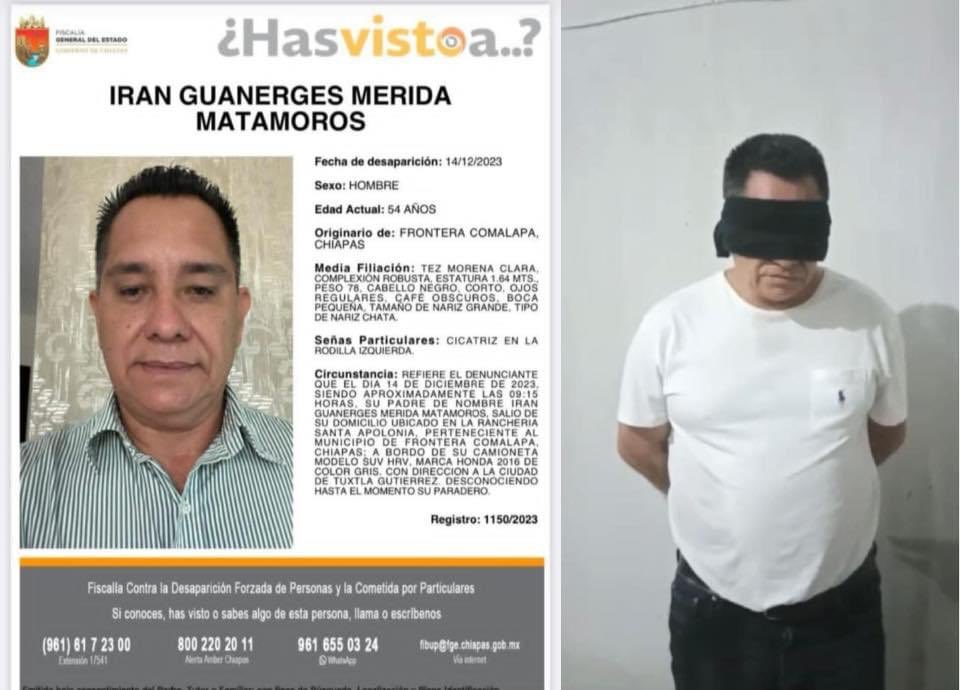 Publican video de exalcalde de Frontera Comalapa secuestrado en diciembre