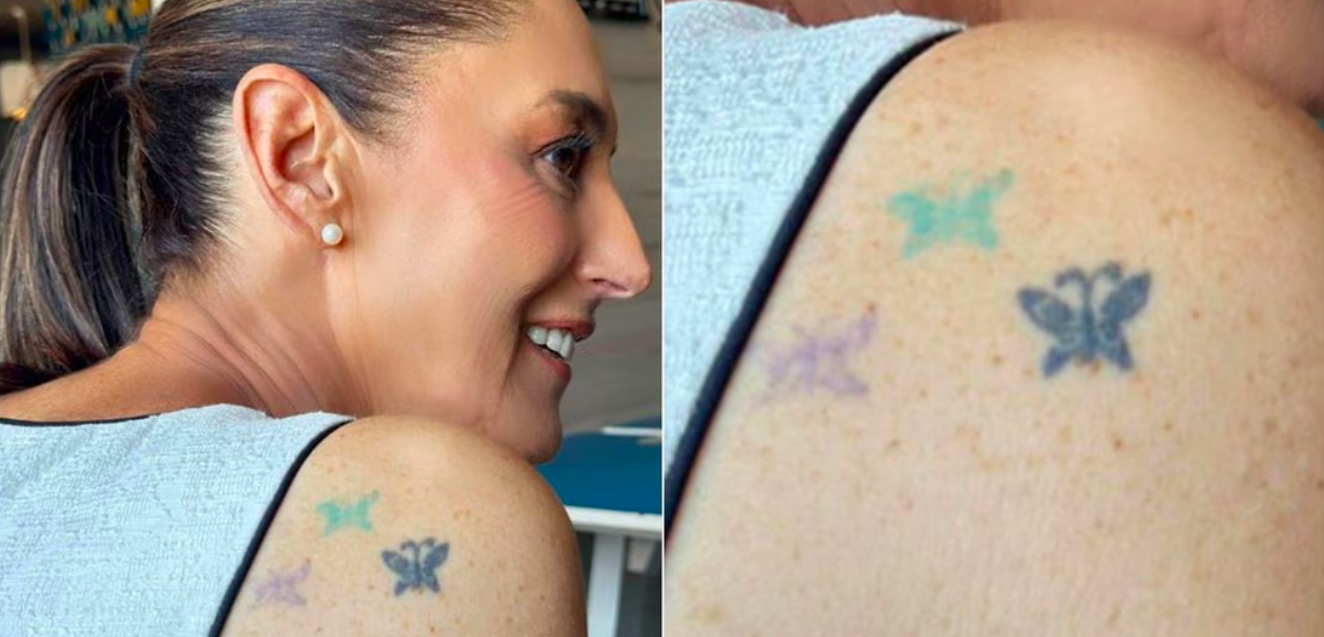 Sabías que Claudia Sheinbaum tiene 4 tatuajes?
