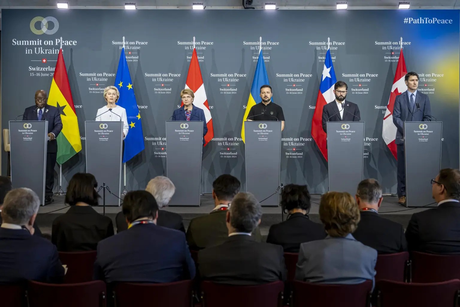 Cumbre de Paz de Ucrania termina con 13 países sin firmar la ...